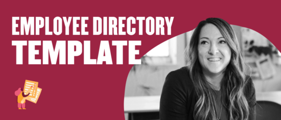 Staff directory template: Printable directory & contact list template