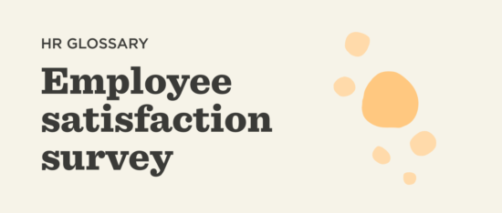 Employee satisfaction survey