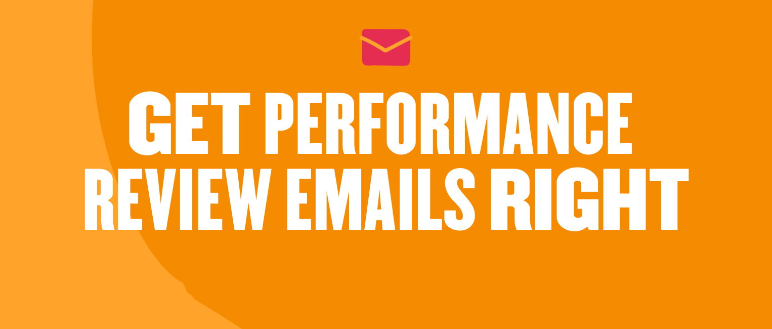 4 employee performance review email templates