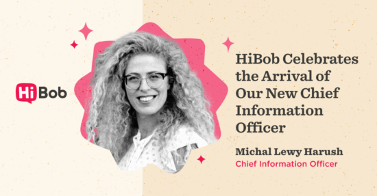 HiBob Welcomes New Chief Information Officer to Supercharge Innovation and Growth - Michal-Lewy-Harush_CIO_PR-Sharing-Banner-550x287.png