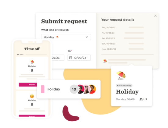 Time off tracking, requests, mobile