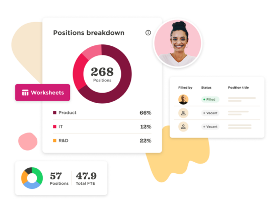 Workforce planning, positions breakdown